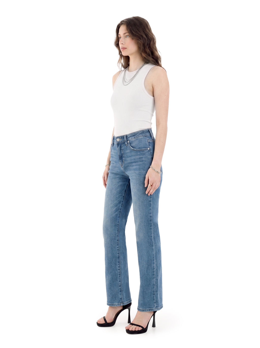 Berlin R-Embroidered Flare Jean