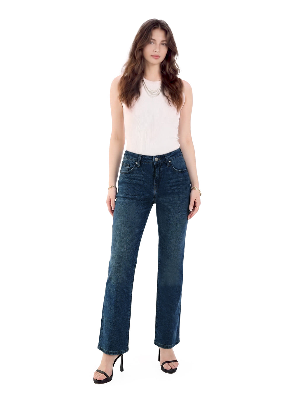 Berlin R-Embroidered Flare Jean
