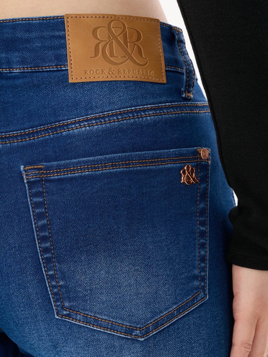 Kendall R Stitch Wide Leg Jean