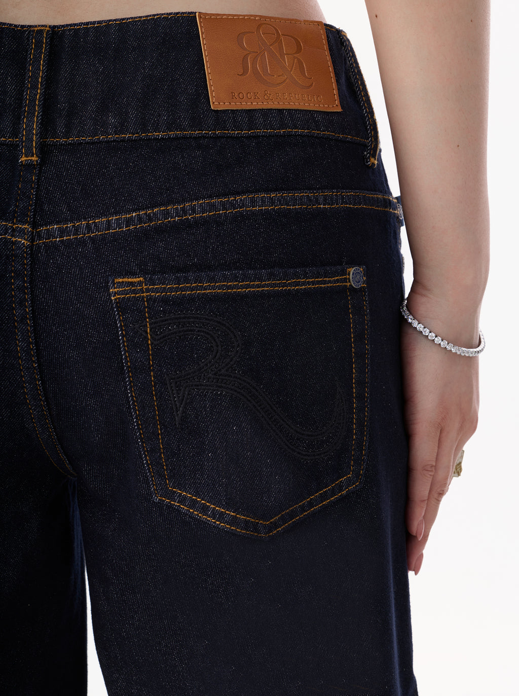 Kendall Triple Button Cropped Wide Leg Jean