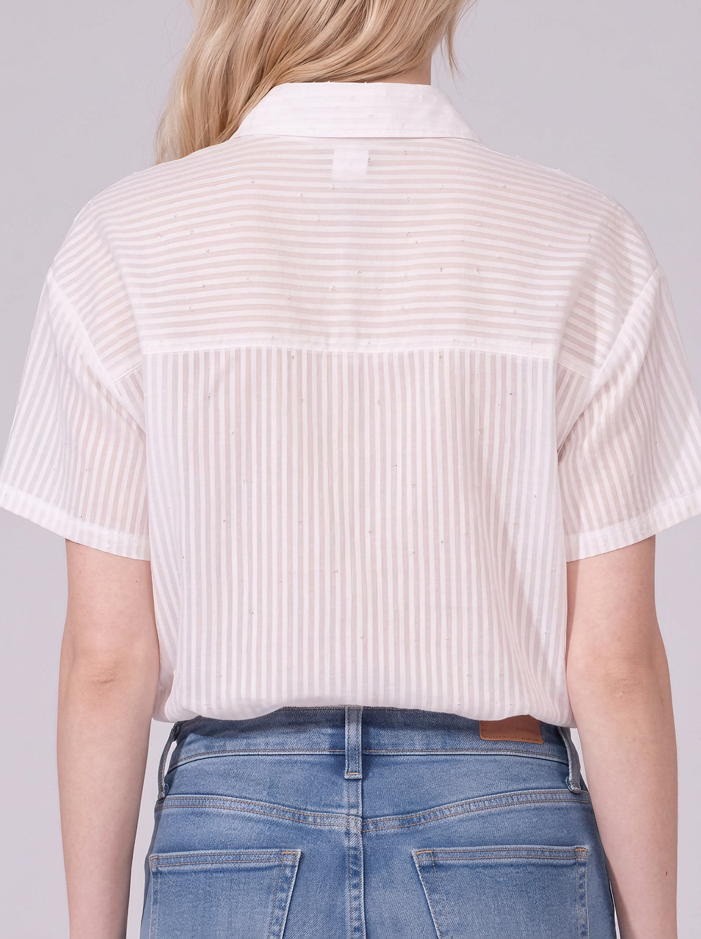 Washed Drawcord Knit Top