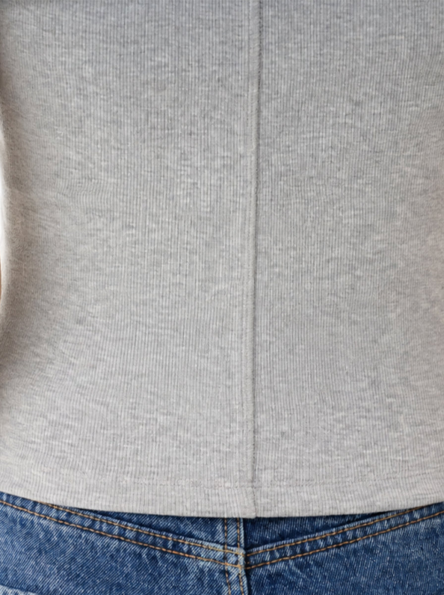 Ribbed Center Seam Tank Top