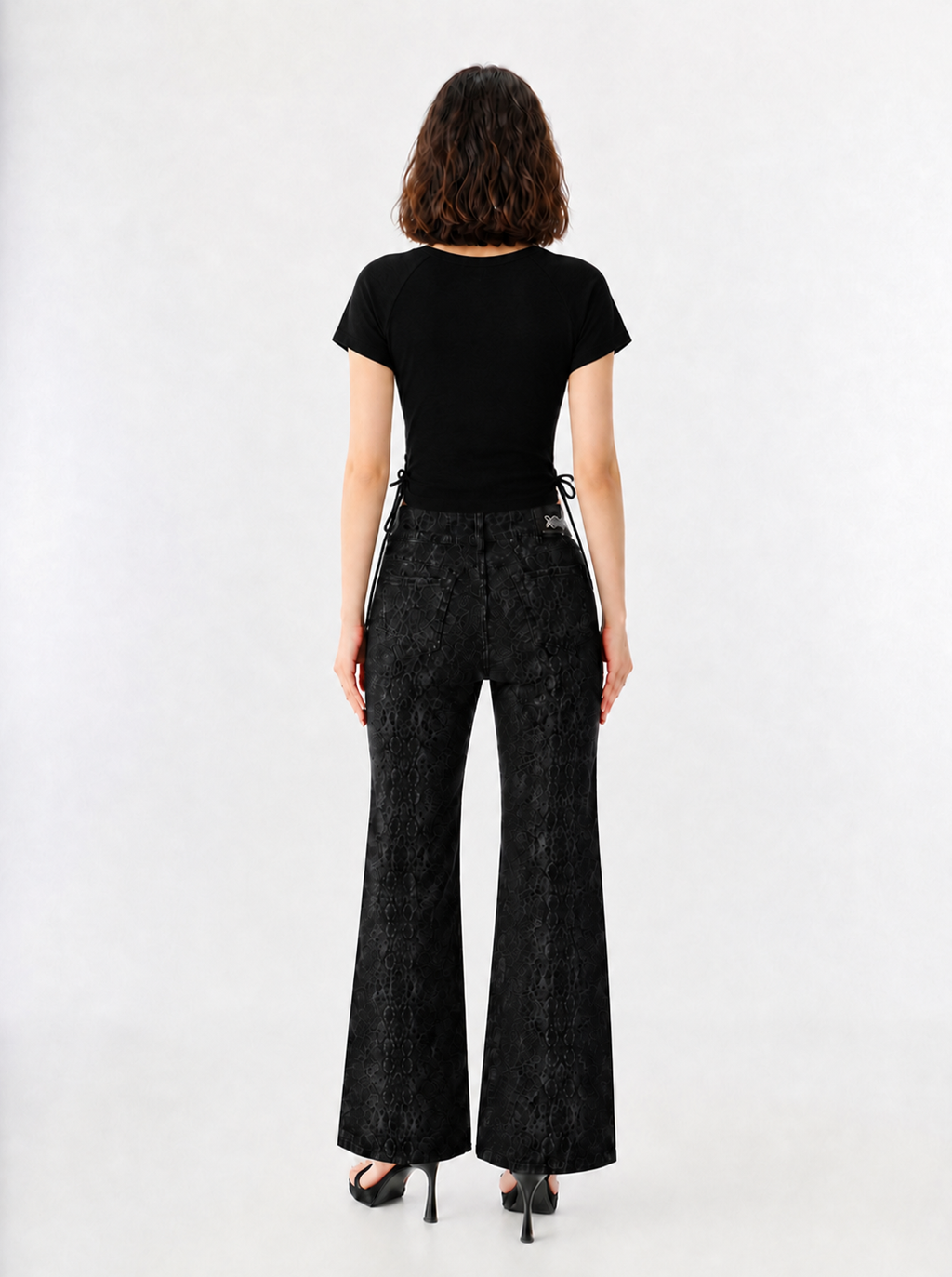 Ruched Side Drawstring T-Shirt