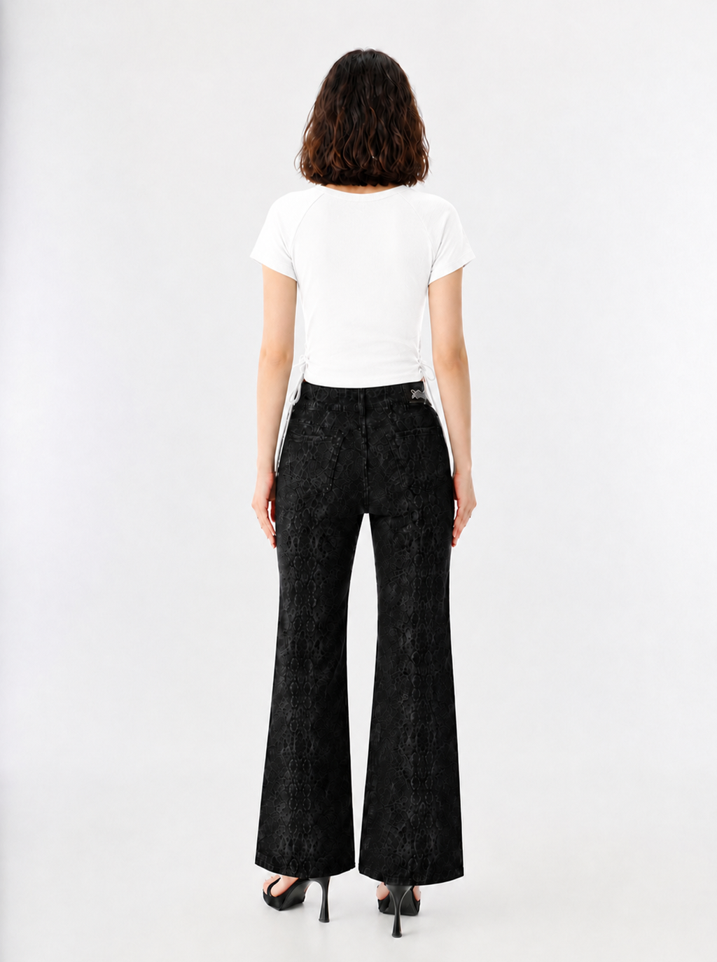 Ruched Side Drawstring T-Shirt