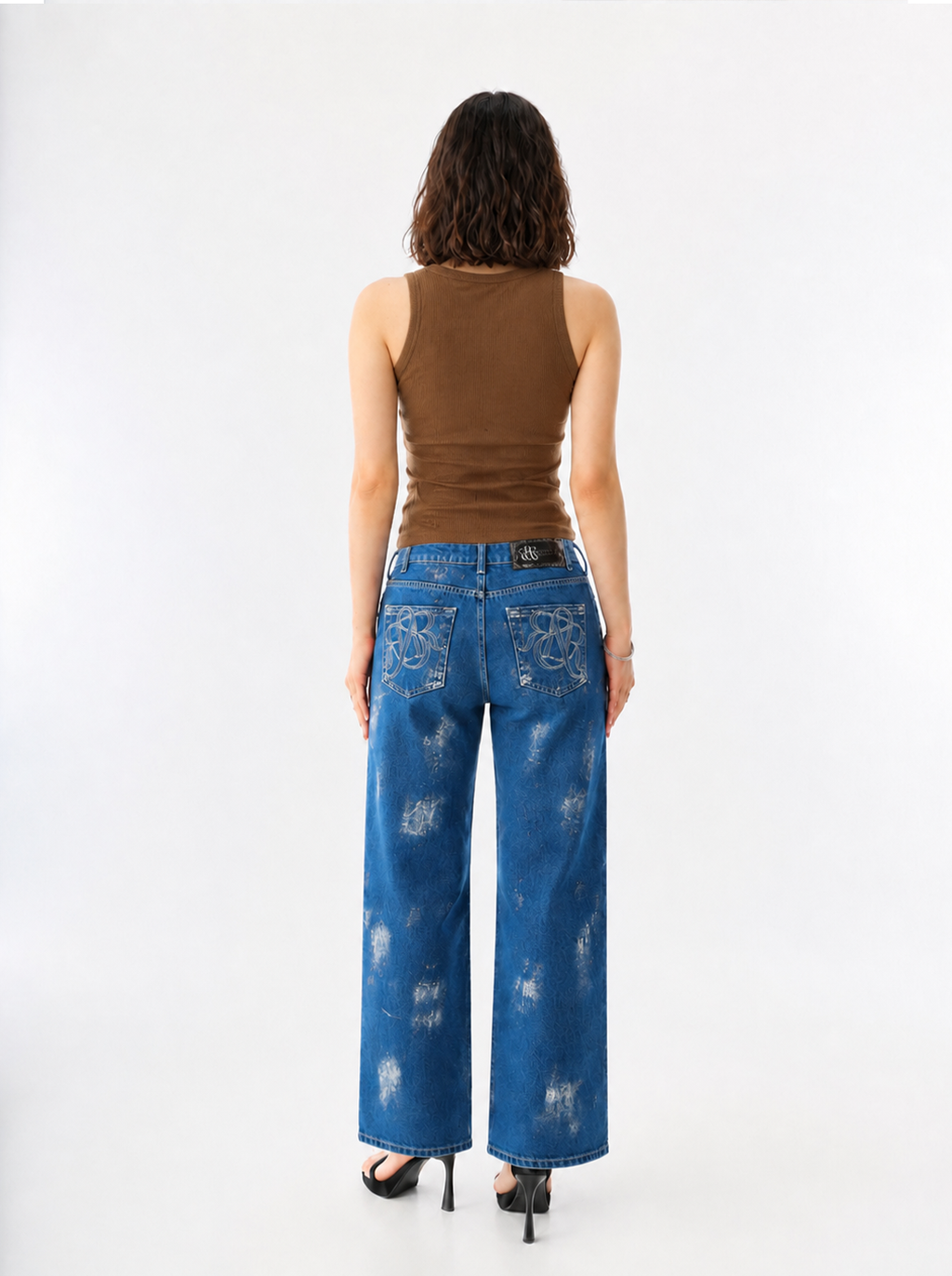 Charm Neck Fitted Tank Top