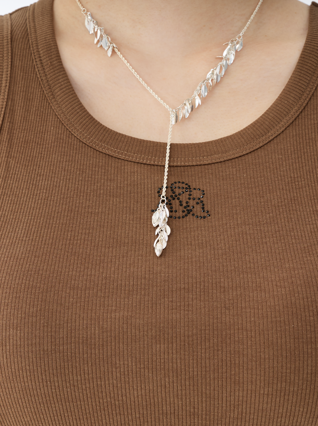 Charm Neck Fitted Tank Top