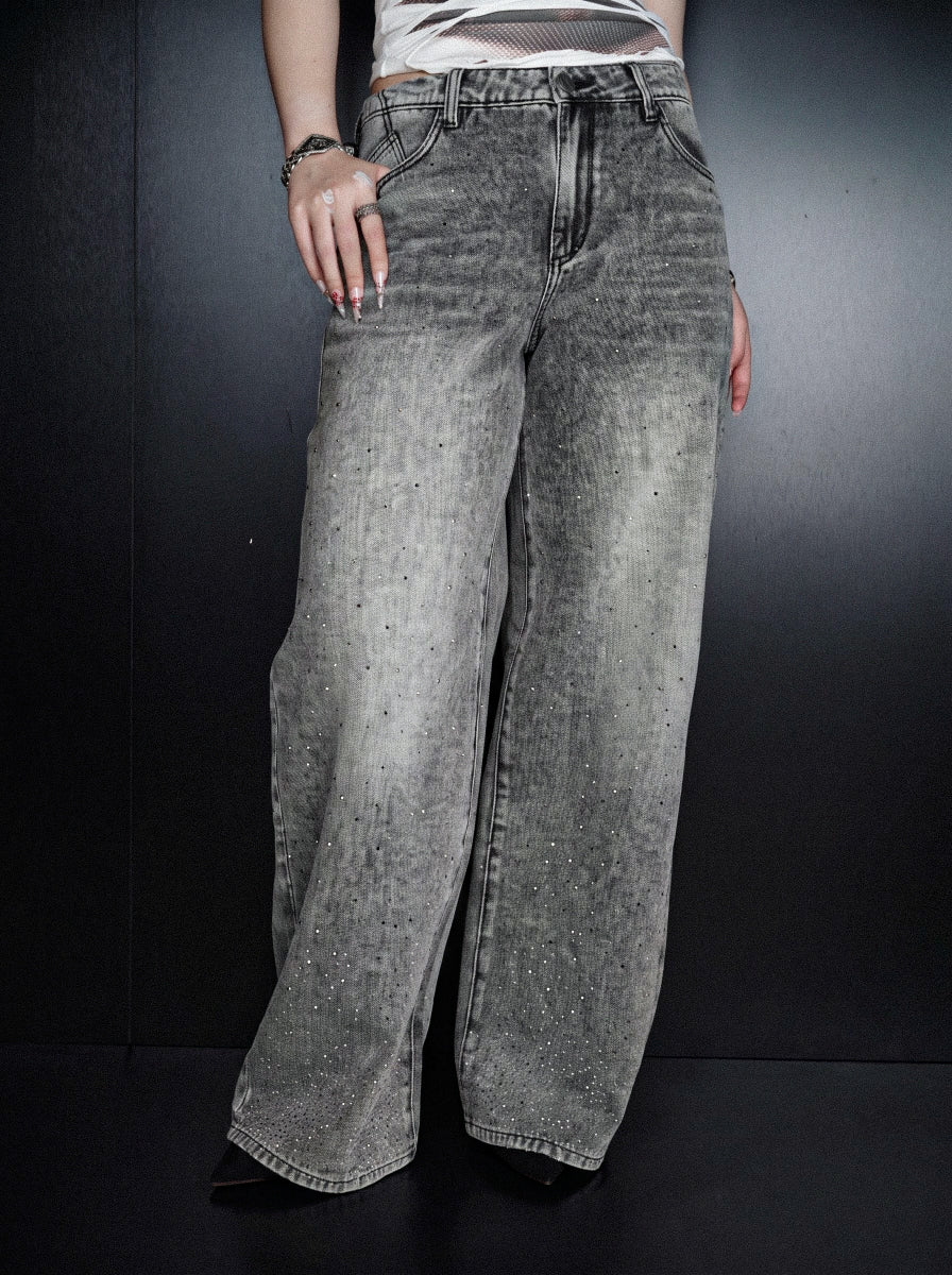 Stella Crystal R Wide Leg Jean