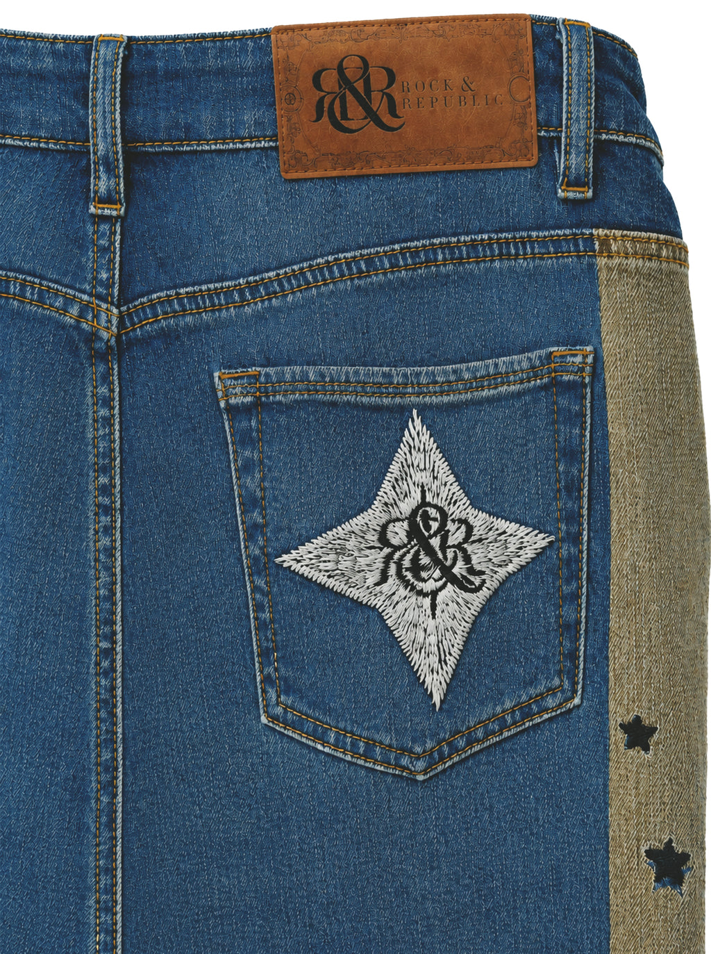 Kendall Side Tape Wide Leg Jean