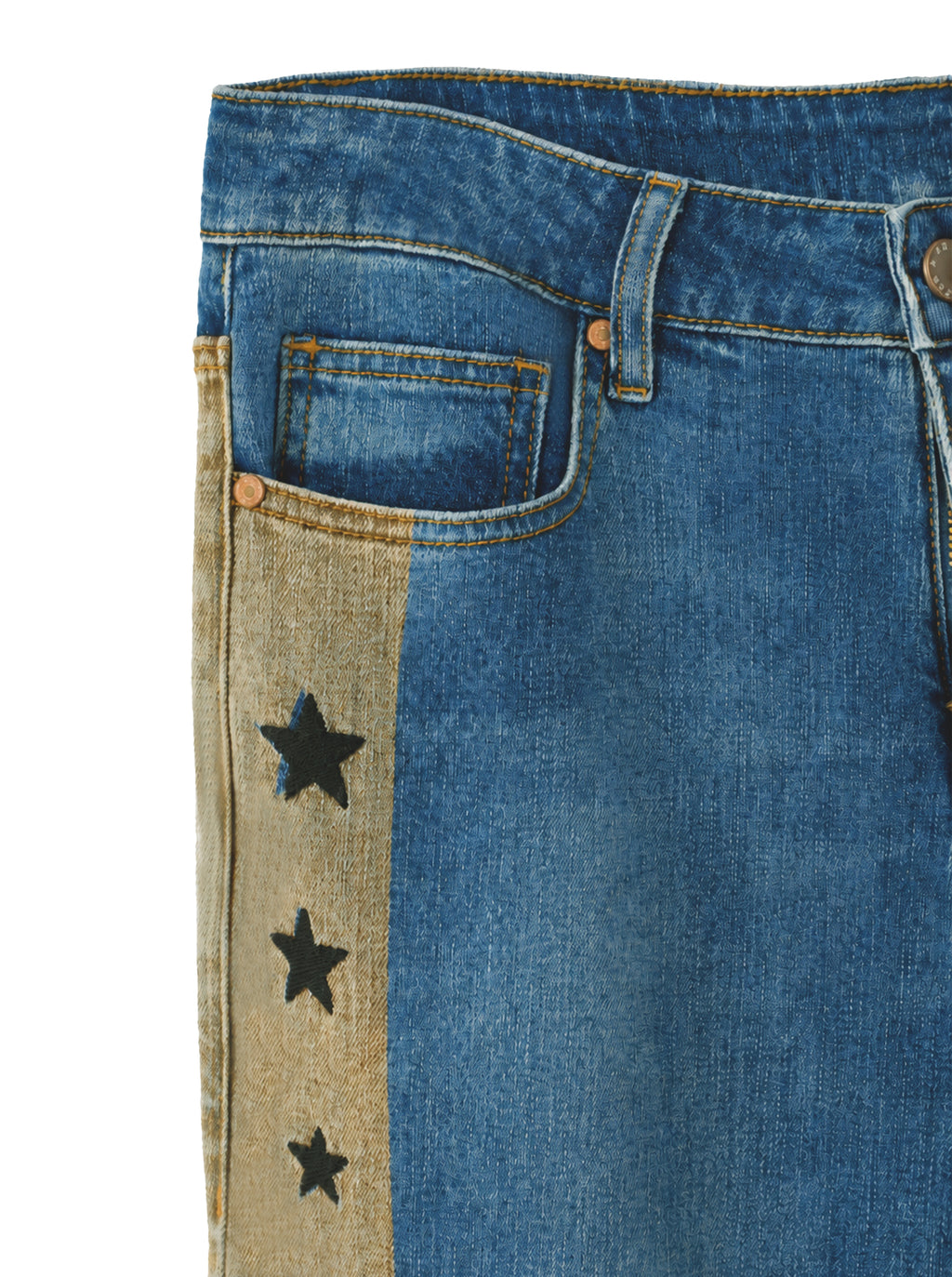 Kendall Side Tape Wide Leg Jean