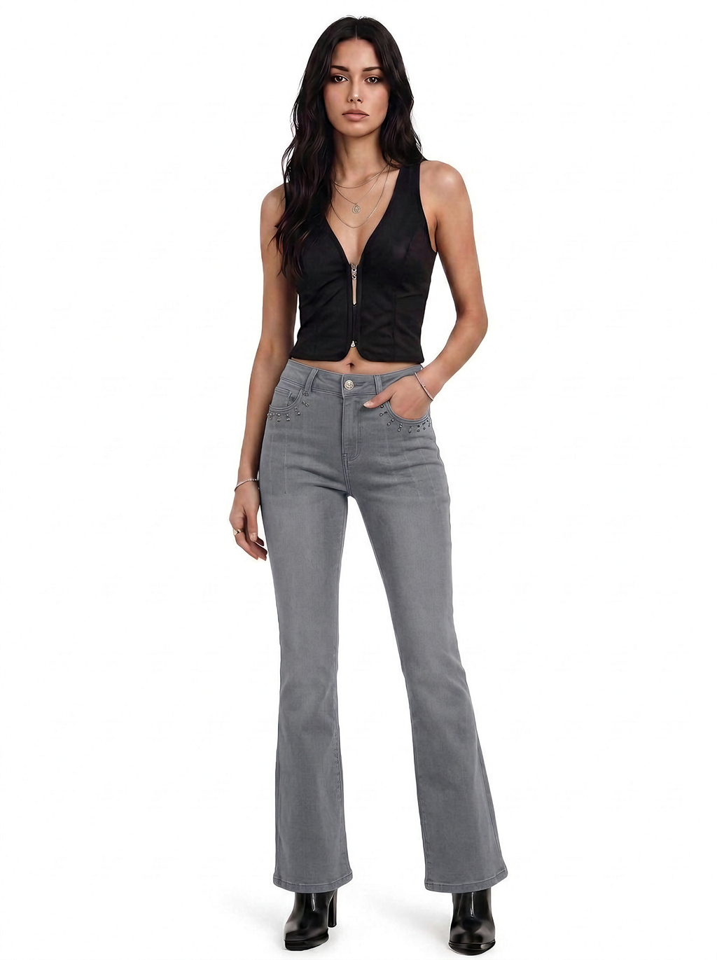 Fever Bleach Panel Bootcut Jean