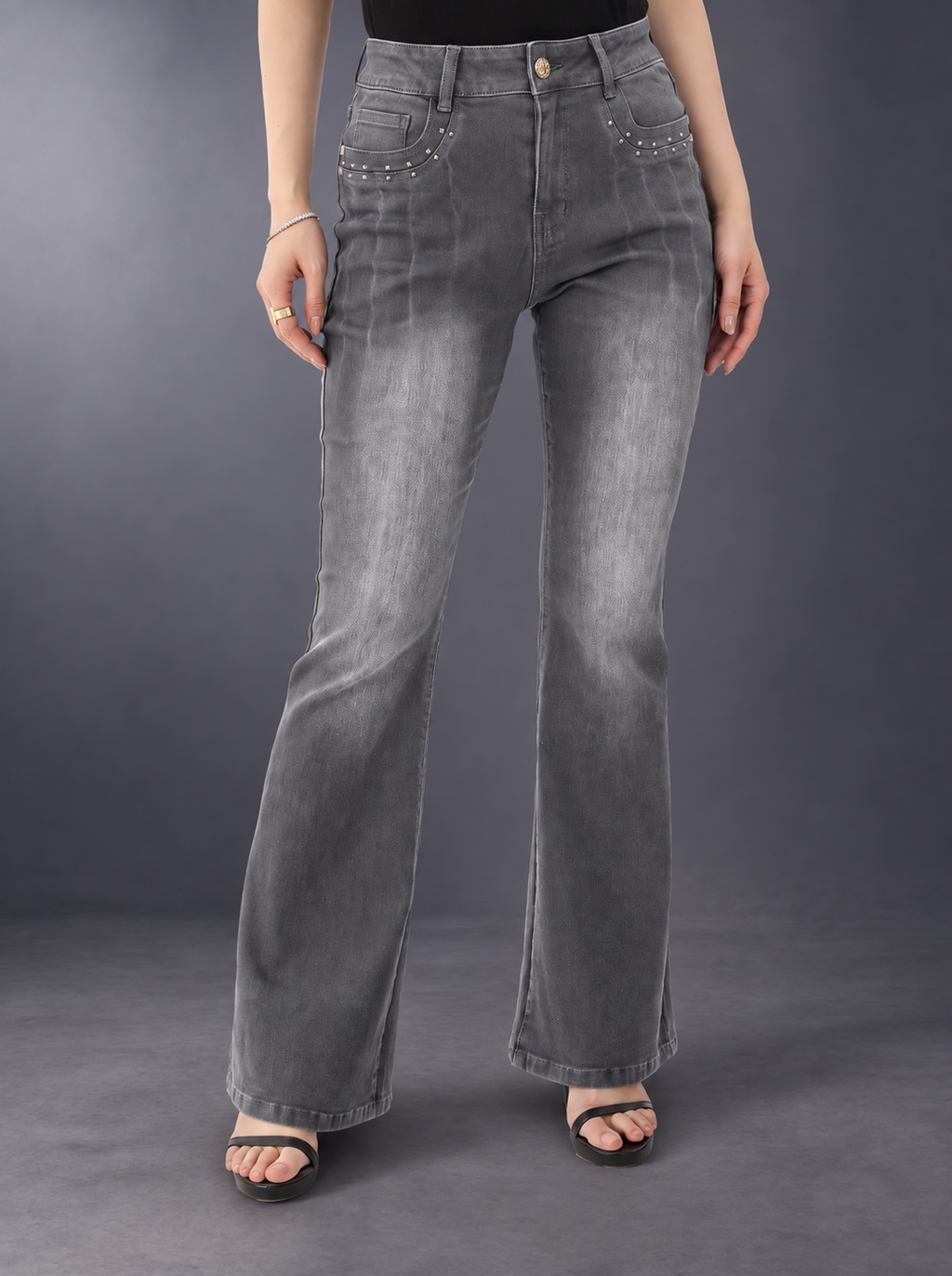 Fever Bleach Panel Bootcut Jean