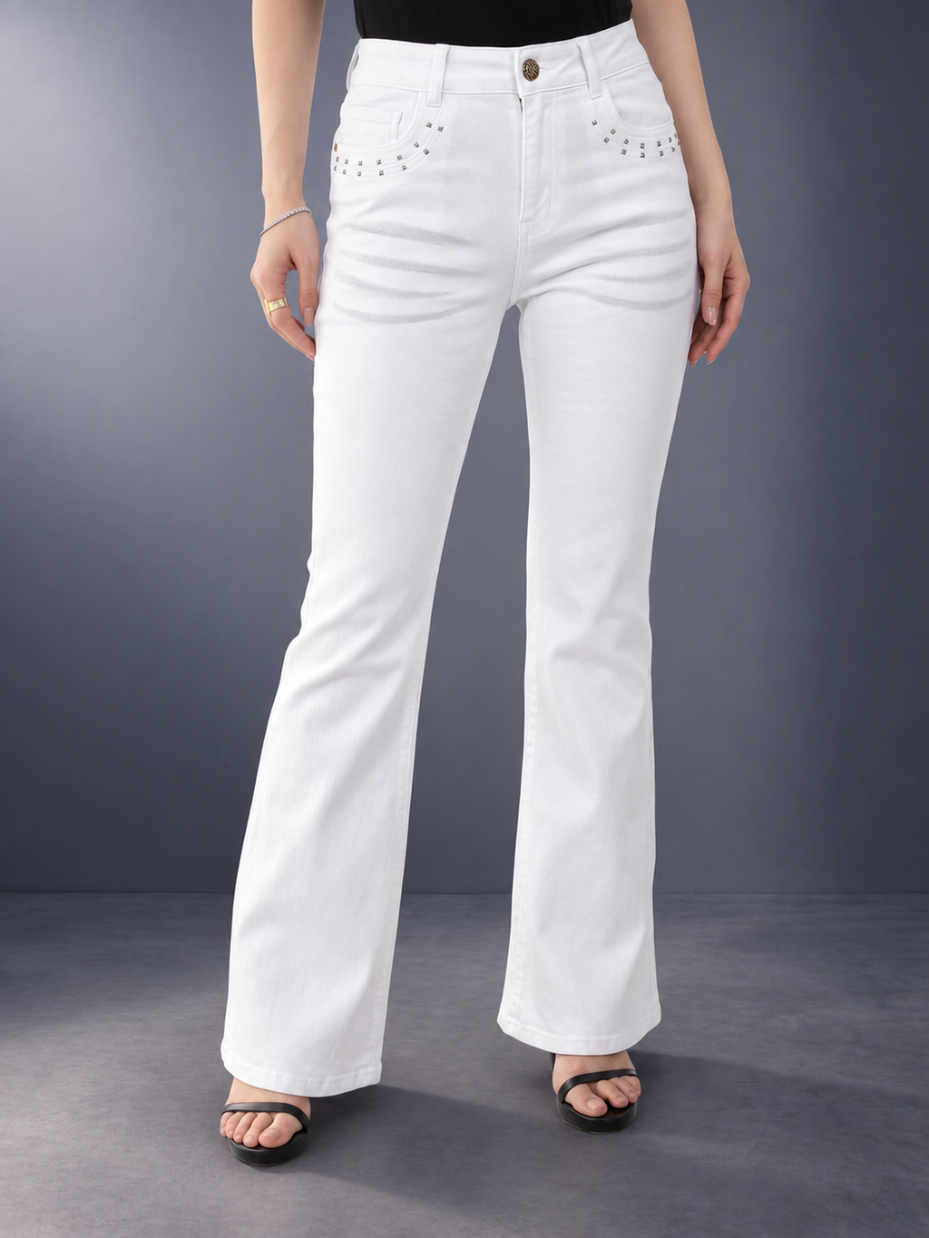 Fever Bleach Panel Bootcut Jean