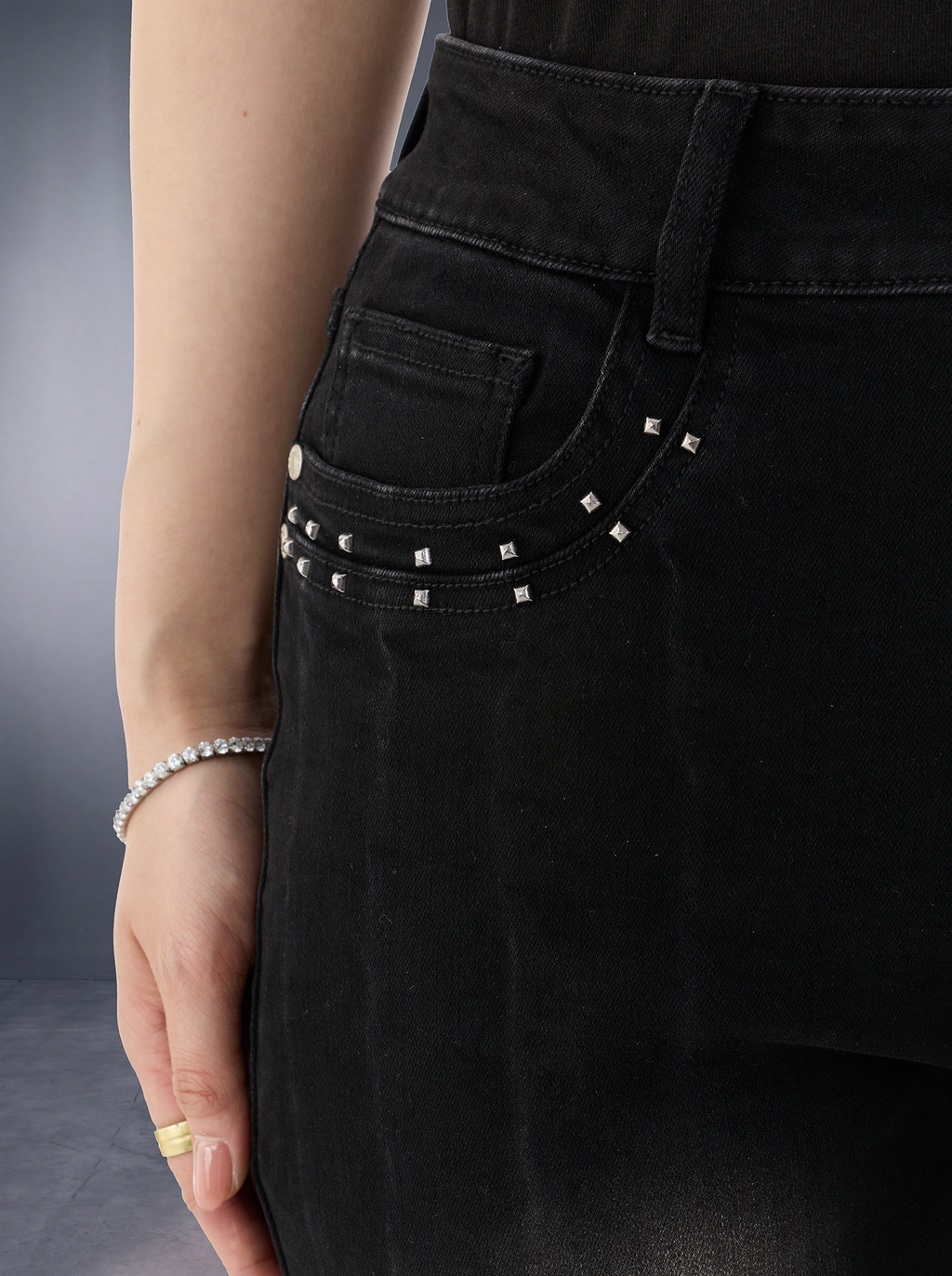 Fever Bleach Panel Bootcut Jean