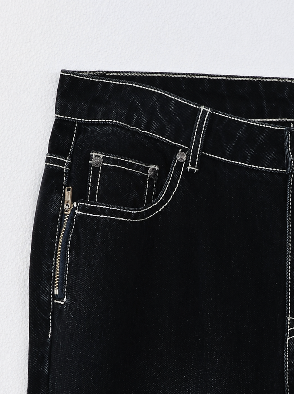 Henlee Studded Hem Bootcut Jean