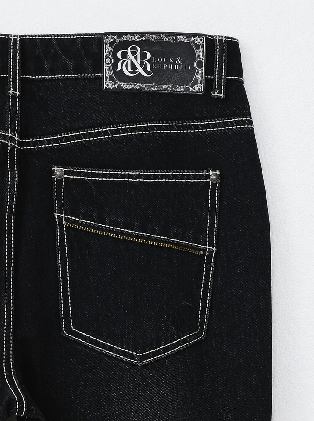 Henlee Studded Hem Bootcut Jean