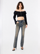 Fever Gold Stud Bootcut Jean