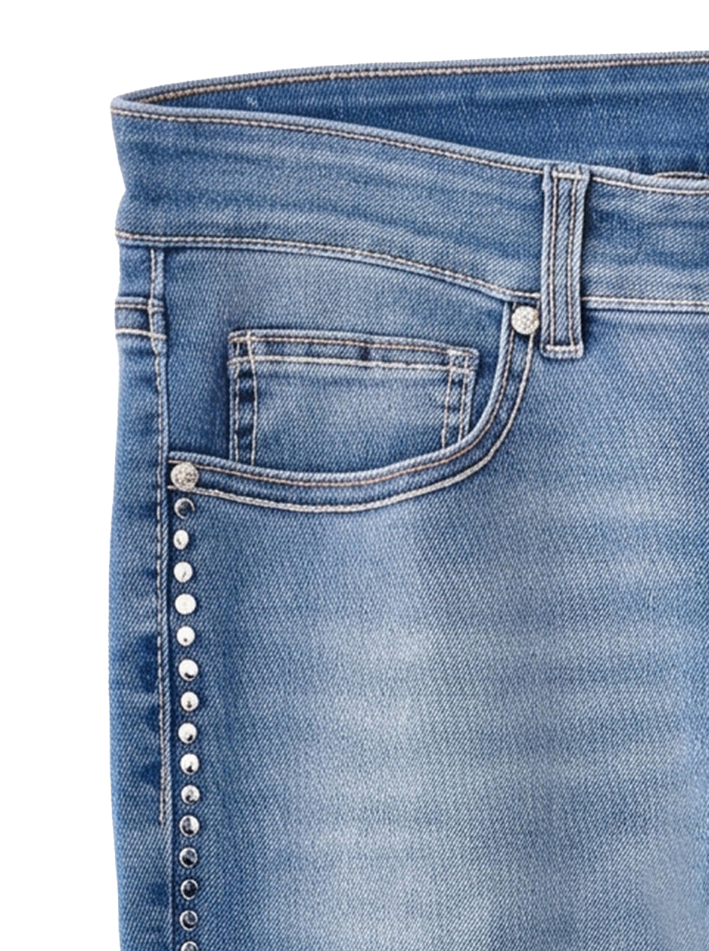 Kendall Paisley Foil Print Wide Leg Jean