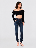 Berlin Rhinestone R Skinny Jean